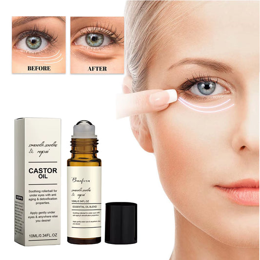 Revitalize Your Eyes with Our Castor Oil Eye Serum – Anti-Aging, Dark Circle Remover, and Puffiness Reducer for Youthful, Radiant Skin