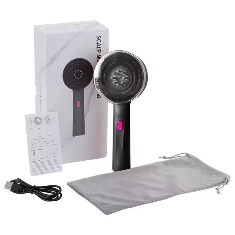 3-Mode Electric Scalp Massage Comb + Oil Applicator