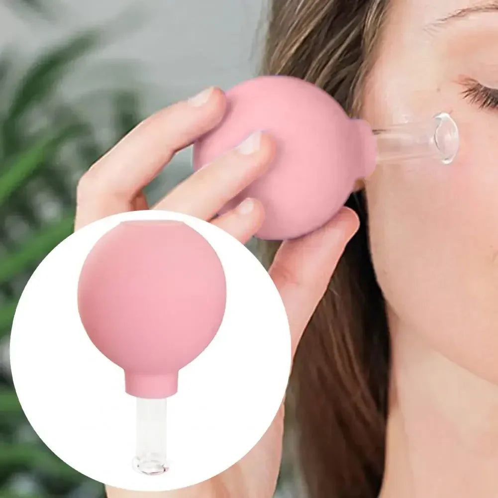 Revitalize Your Skin with the Slimming Face Sucker Suction Cup Vacuum Cupping Jar - Perfect for Cellulite Massage and Facial Acupuncture!