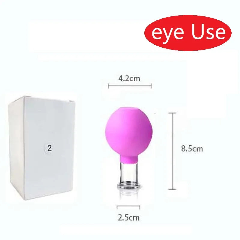Revitalize Your Skin with the Slimming Face Sucker Suction Cup Vacuum Cupping Jar - Perfect for Cellulite Massage and Facial Acupuncture!