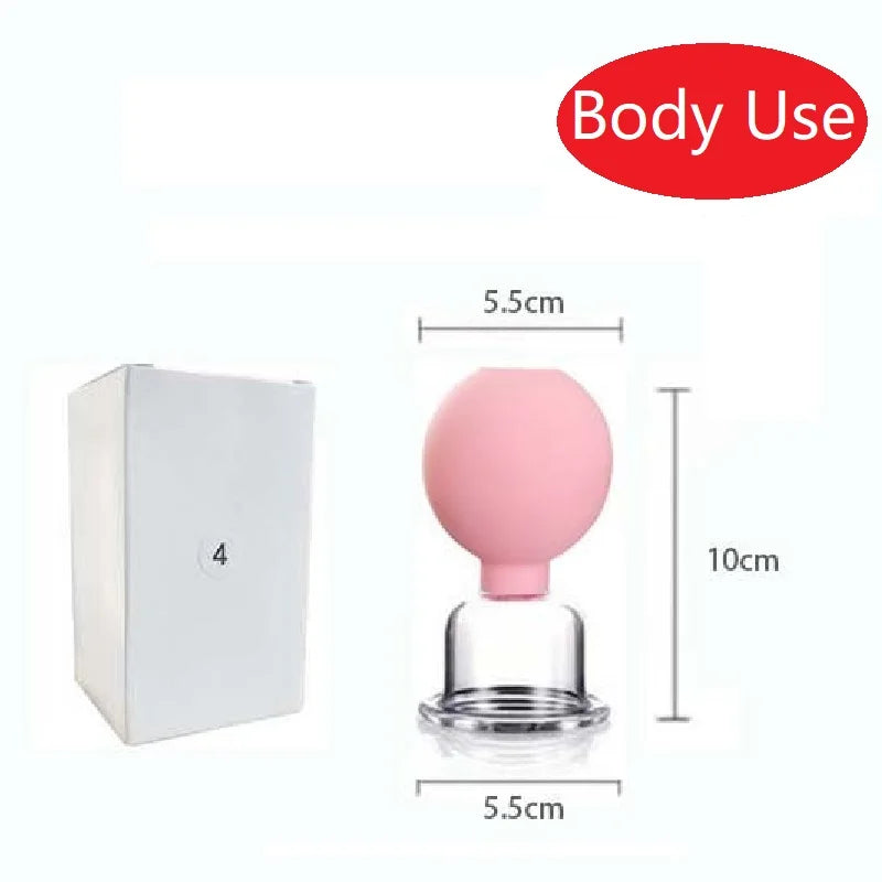 Revitalize Your Skin with the Slimming Face Sucker Suction Cup Vacuum Cupping Jar - Perfect for Cellulite Massage and Facial Acupuncture!