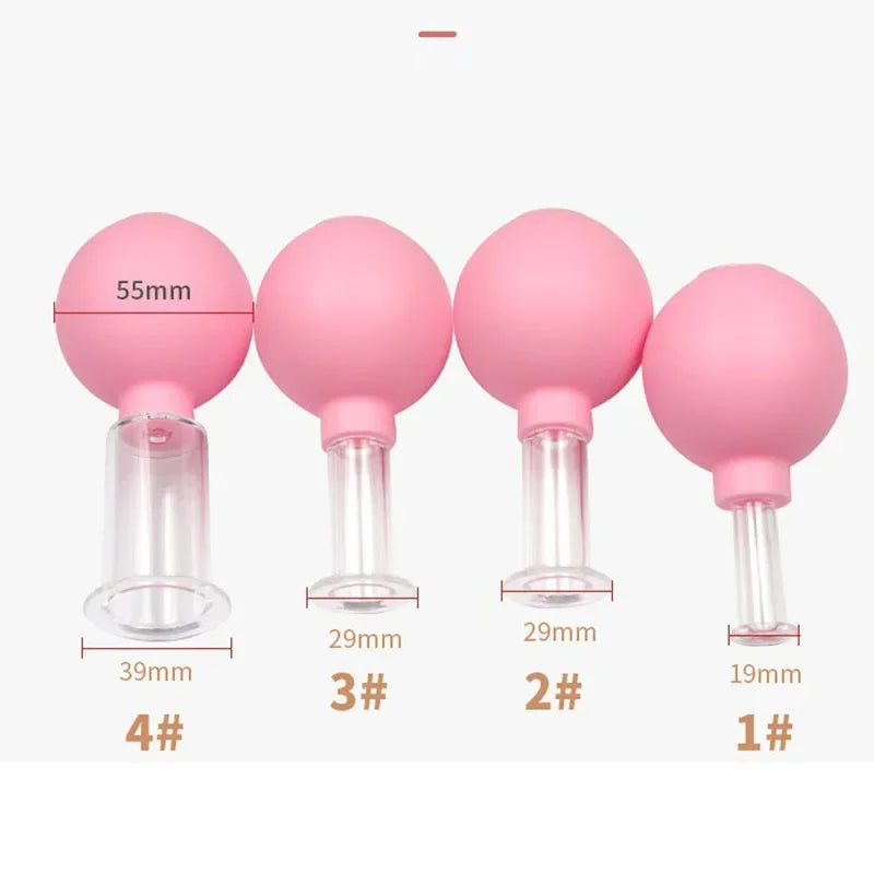 Revitalize Your Skin with the Slimming Face Sucker Suction Cup Vacuum Cupping Jar - Perfect for Cellulite Massage and Facial Acupuncture!