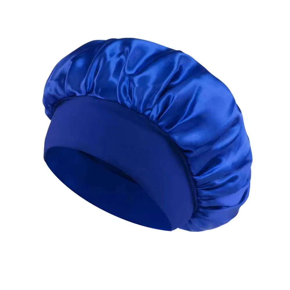 Experience Luxurious Comfort with Our Soft Silk Satin Lined Bonnet - Perfect for Long Hair and Ideal for Sleep or Showers!