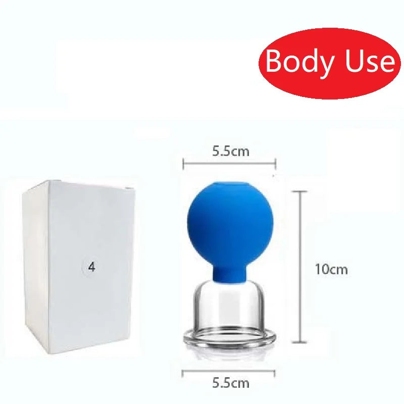 Revitalize Your Skin with the Slimming Face Sucker Suction Cup Vacuum Cupping Jar - Perfect for Cellulite Massage and Facial Acupuncture!