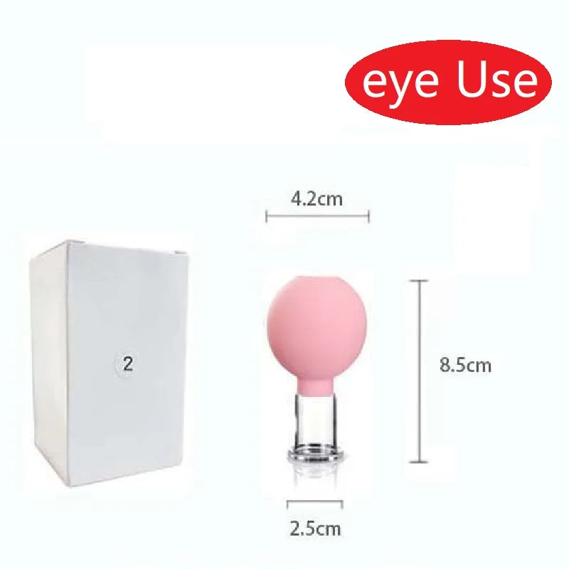 Revitalize Your Skin with the Slimming Face Sucker Suction Cup Vacuum Cupping Jar - Perfect for Cellulite Massage and Facial Acupuncture!