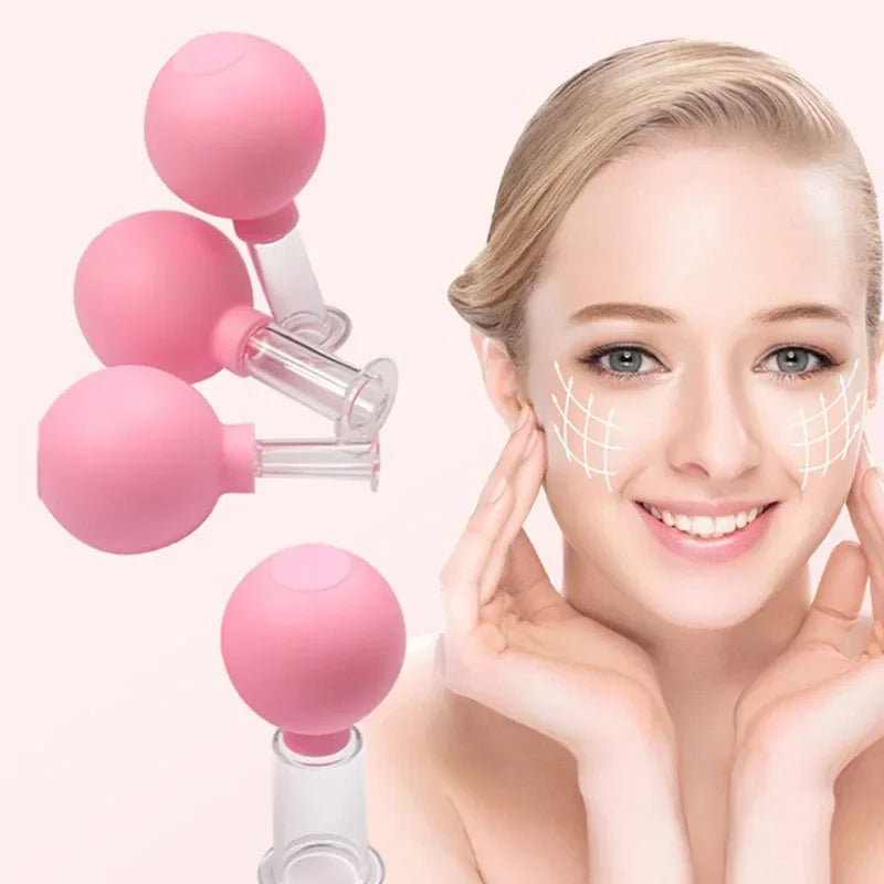 Revitalize Your Skin with the Slimming Face Sucker Suction Cup Vacuum Cupping Jar - Perfect for Cellulite Massage and Facial Acupuncture!